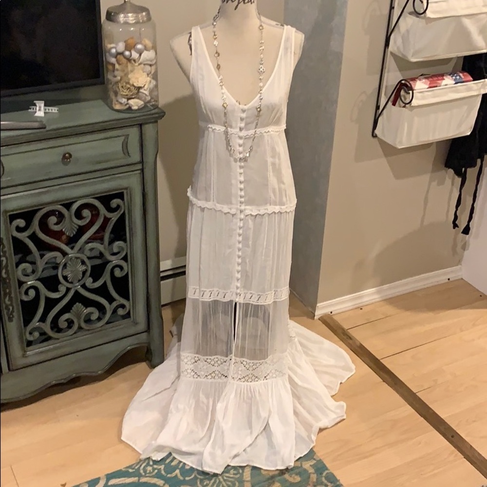 Free People off white Maxi